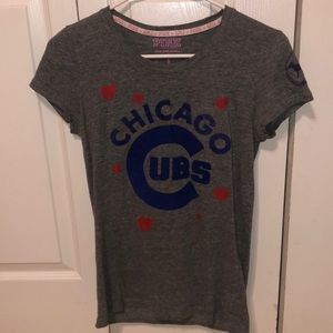 PINK chicago cubs t-shirt